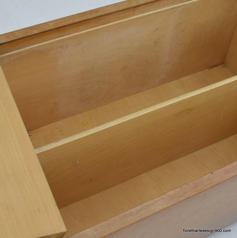 Piccola Libreria in noce a parete Walnut wall bookcase modulabile